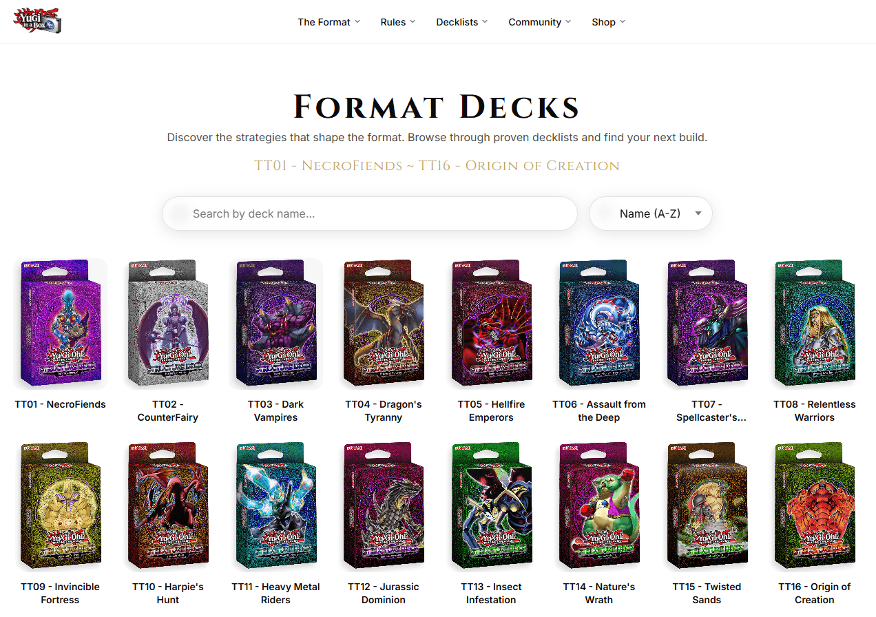 How a Yu-Gi-Oh community founder went from a format idea to a live platform in 14 days.